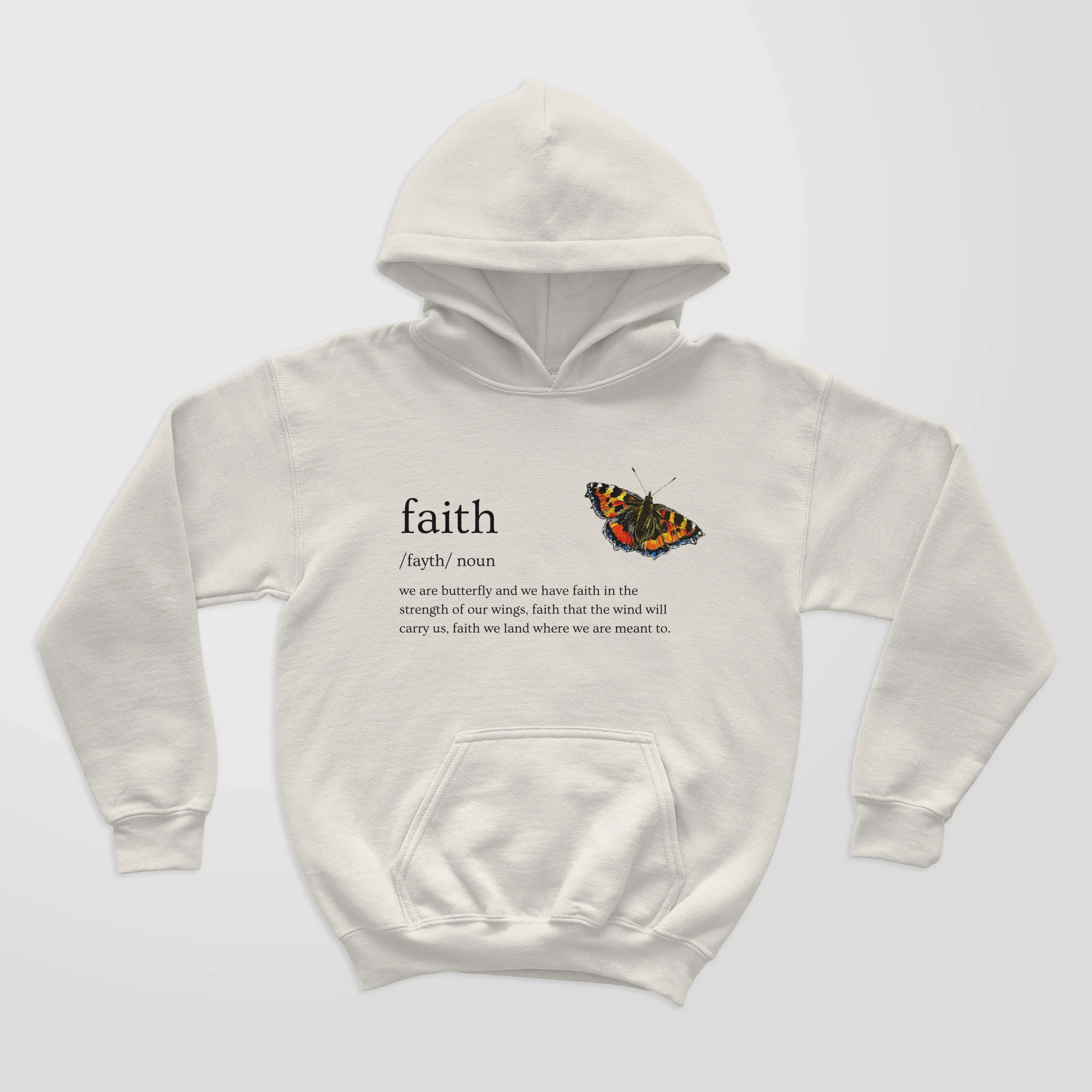 Faith Spirits Kids Hooded Ivory