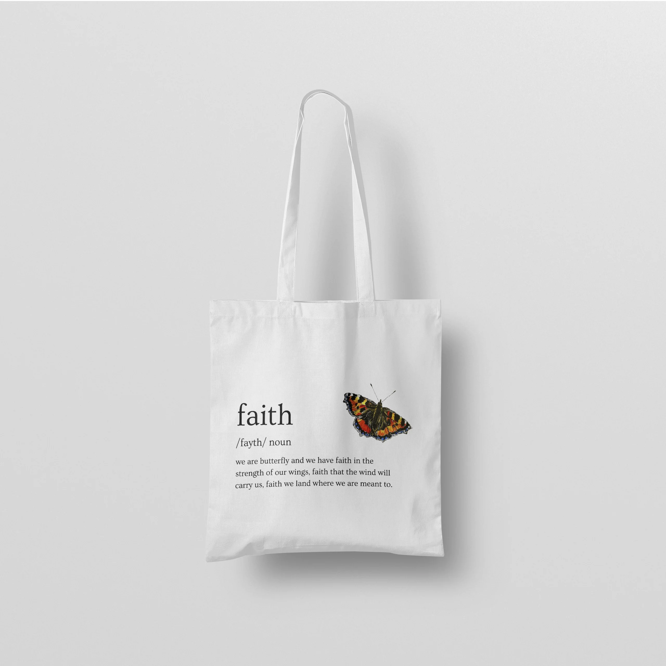 Faith Tote White